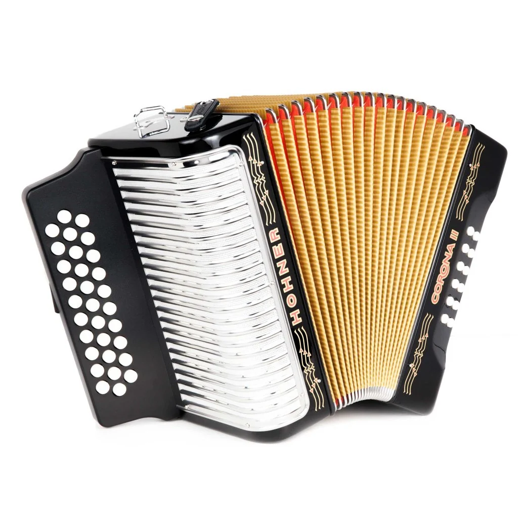 Hohner Corona II Accordion GCF Black