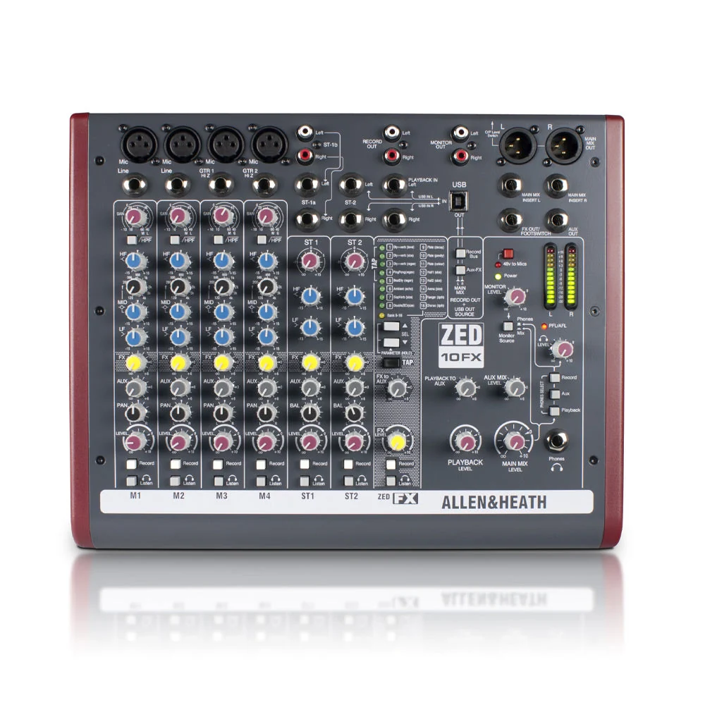 Allen & Heath AH-ZED10FX Mixer with FX - Image 5