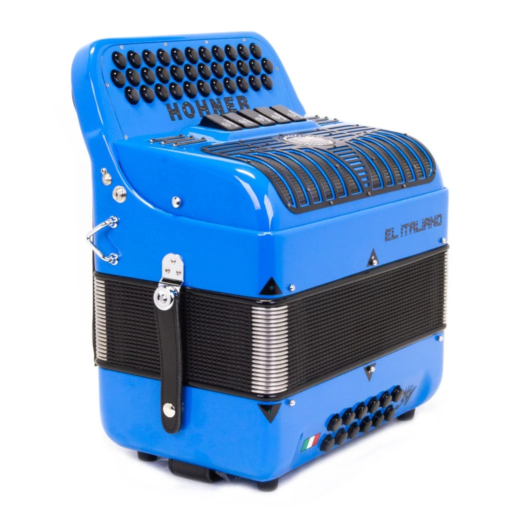 Anacleto El Italiano III Accordion EAD 5 Switches Blue - Image 3
