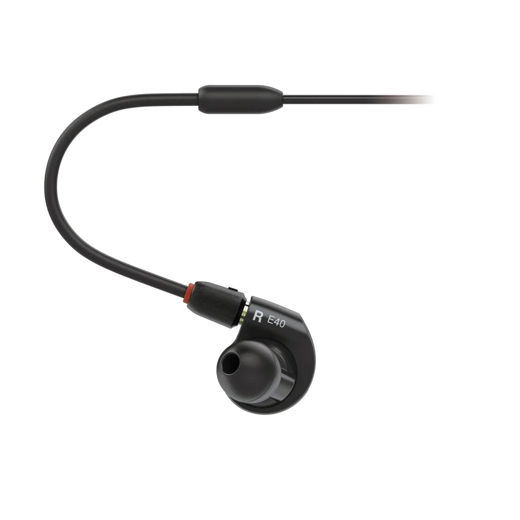 Audio Technica ATH-E40  Professional In-Ear Monitor Headphones - Image 3