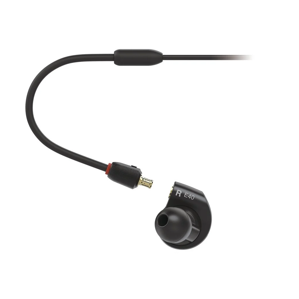 Audio Technica ATH-E40  Professional In-Ear Monitor Headphones - Image 4