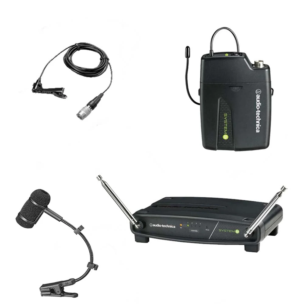 Audio Technica ATW-901A/L System 9 Lavalier Microphone System with Pro 35cW Mic