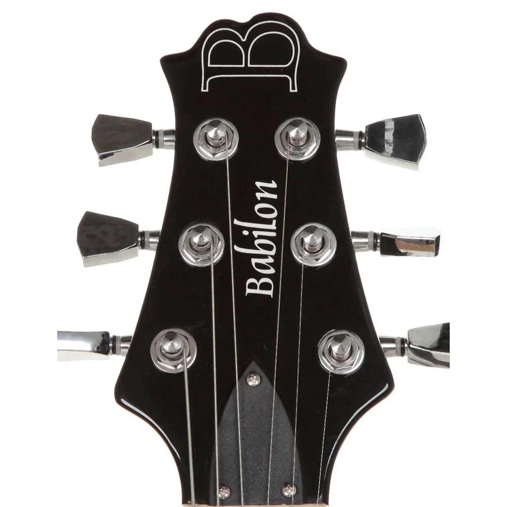 Babilon Earthquake Electric Guitar Cherry Sunburst - Image 3