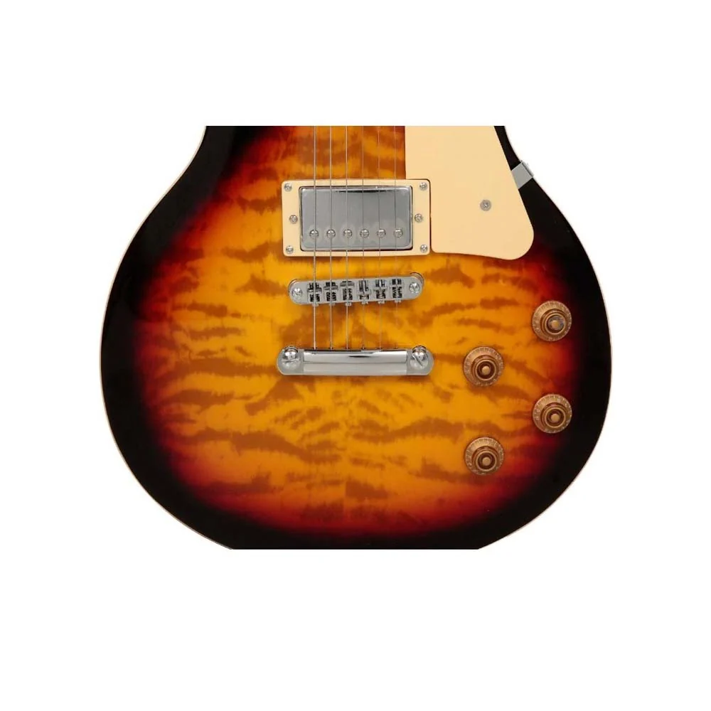 Babilon Earthquake Electric Guitar Cherry Sunburst - Image 5