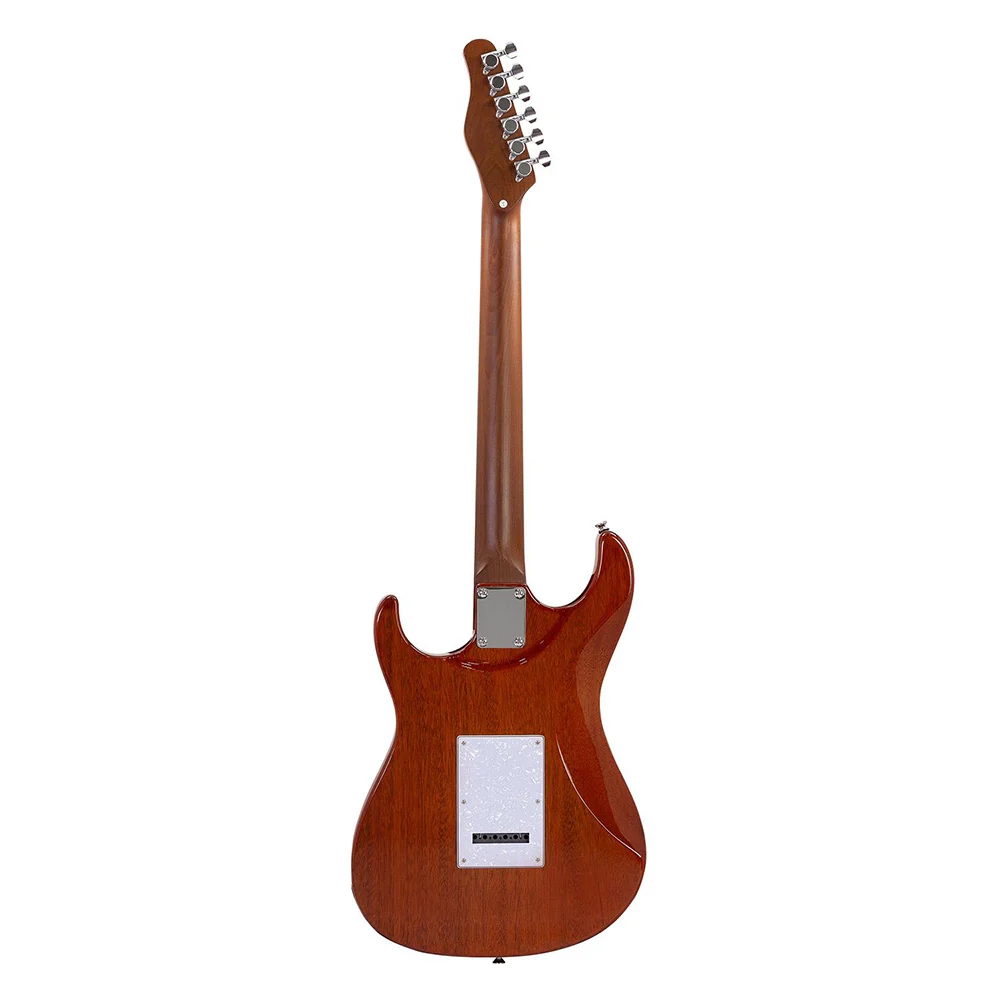 Babilon Legend Series Cosmos Amber Electric Guitar with Case - Image 3