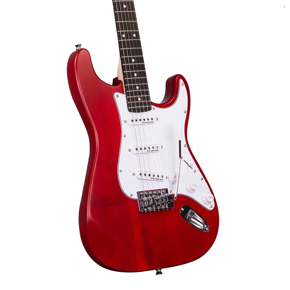 Babilon Twister Series Electric Guitar Red - Image 3
