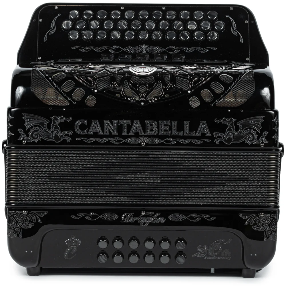 Cantabella Dragon Accordion 5 Switch EAD Black - Image 3