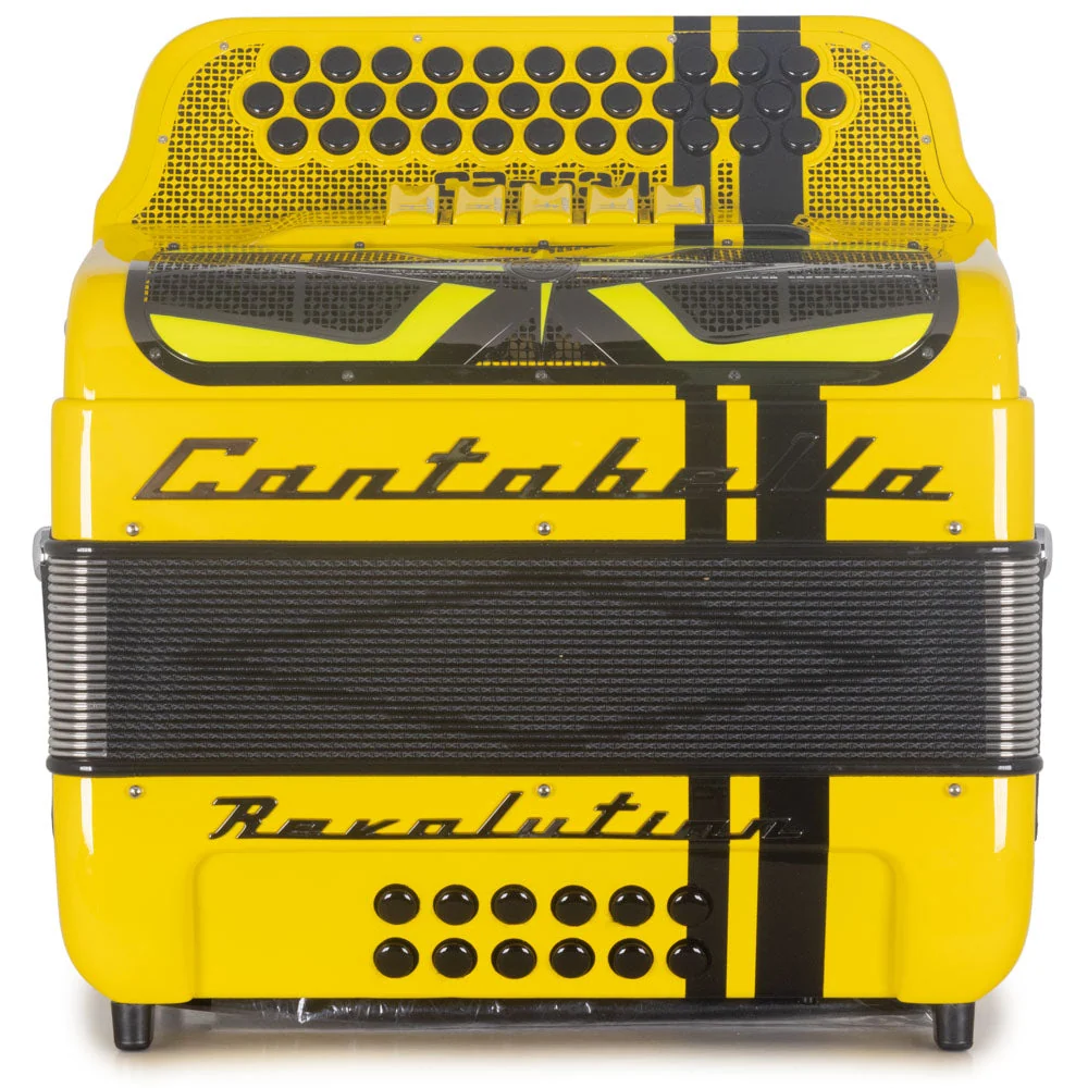 Cantabella Revolution 634 Accordion 6 Switch FBE-EAD Yellow - Image 3