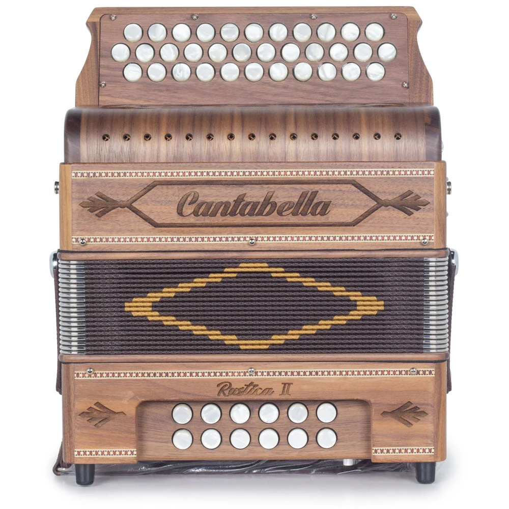 Cantabella Rustica II Accordion No Switch EAD Wood with Brown Grill - Image 3