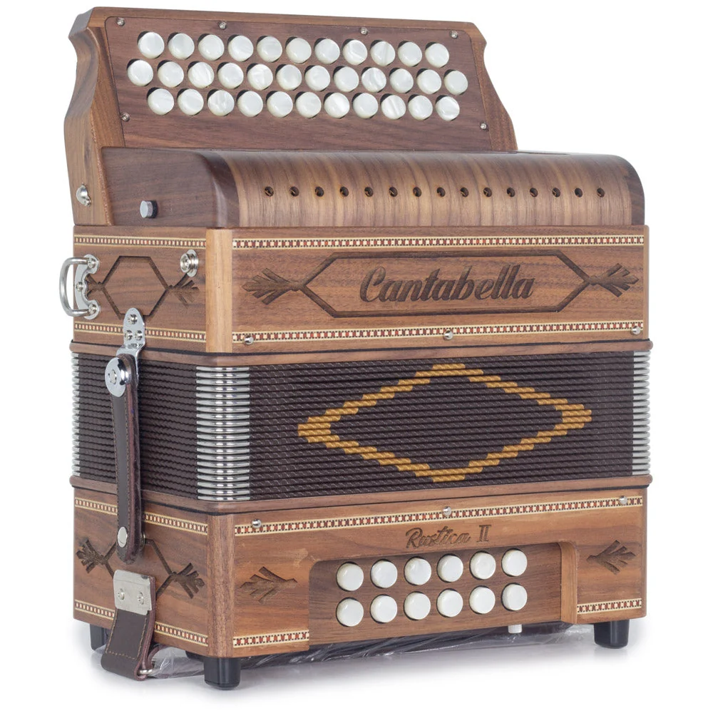 Cantabella Rustica II Accordion No Switch EAD Wood with Brown Grill - Image 4