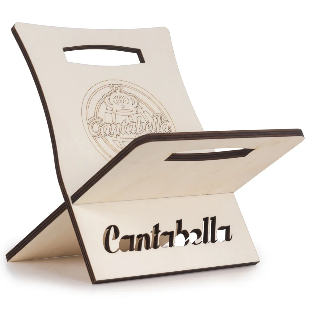 Cantabella Wooden Laser Engraved Accordion Display Stand - Image 3