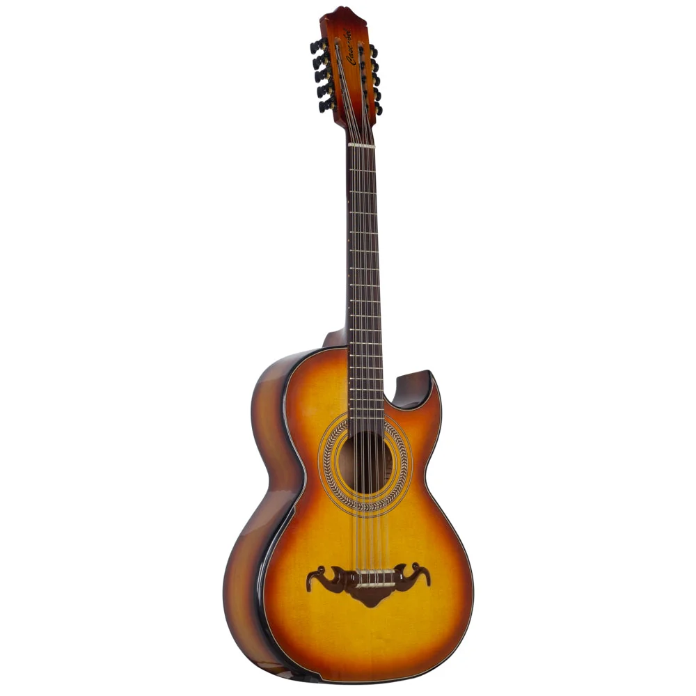 Cascabel Bajo Quinto Orange Sunburst - Image 2
