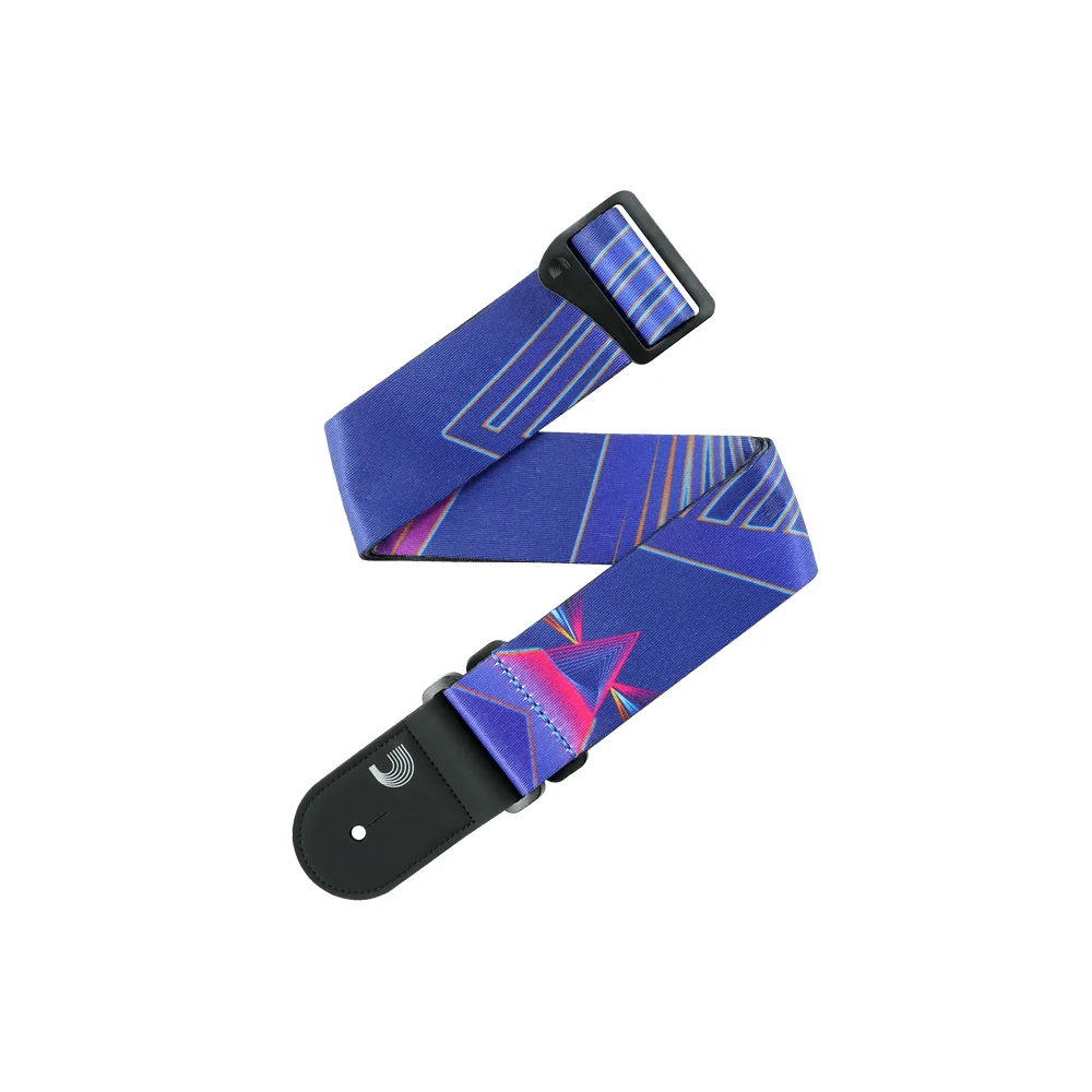 D'Addario 50RUN81 Outrun Polyester Guitar Strap Prism
