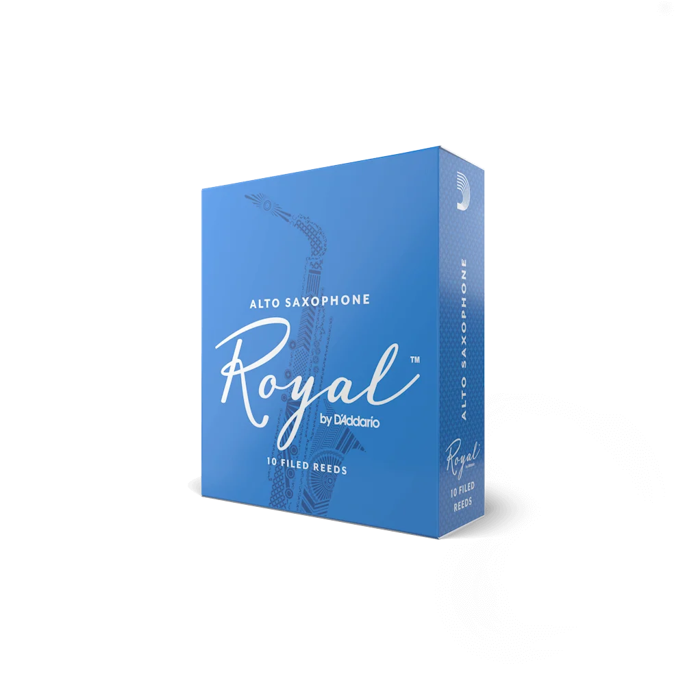 D'Addario Royal by D'Addario Alto Saxophone Reeds Strength 2.5, 10-Pack