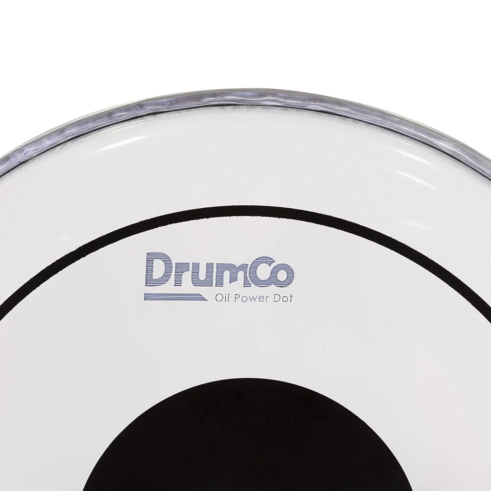 DrumCo DR-10DPOBPD 10" Double Ply Oil W-Black Power Dot on Top - Image 4