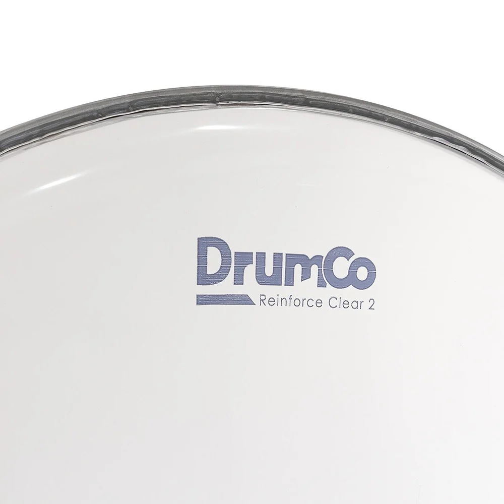 DrumCo DR-18RC2 12-8" Reinforce Clear DrumHead - Image 2