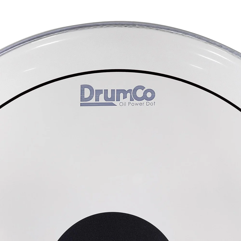 Drumco DR-22DPOBPD 22" Double Ply Oil w-Black Power Dot on Top - Image 4