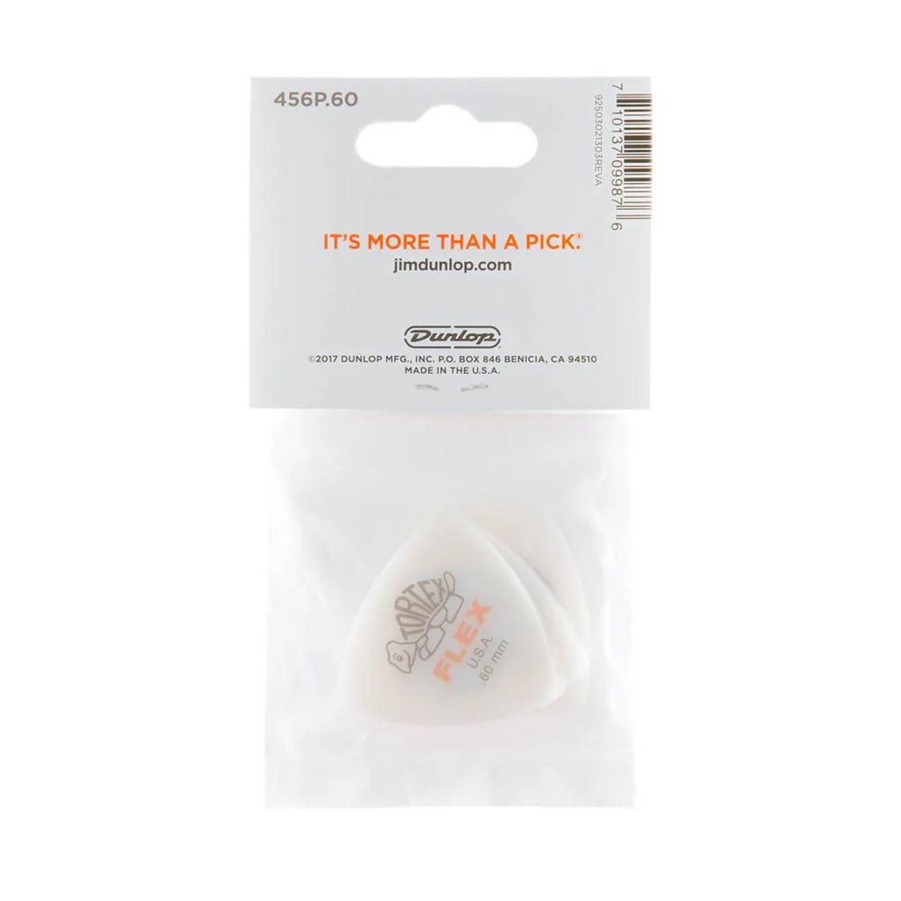 Dunlop 456P60 TORTEX® FLEX™ Triangle Pick .60MM - Image 4