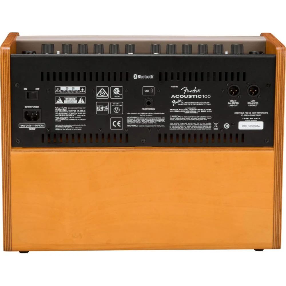 Fender Acoustic 100 120V Acoustic Amplifier - Image 3