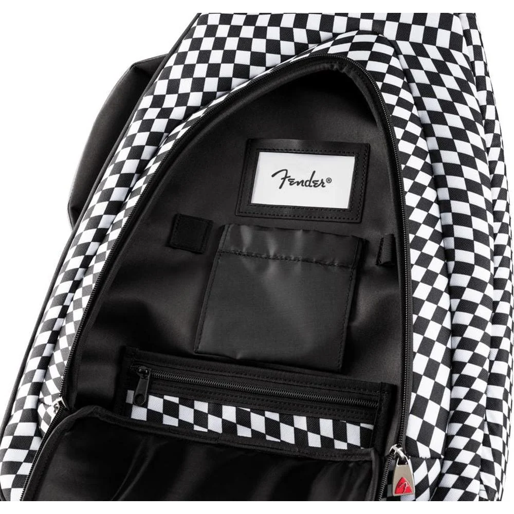 Fender FE620 Electric Guitar Gig Bag, Wavy Checkerboard - Image 4