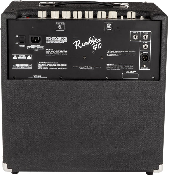 Fender Rumble™ 40 V3 120V Bass Combo Amp - Image 4