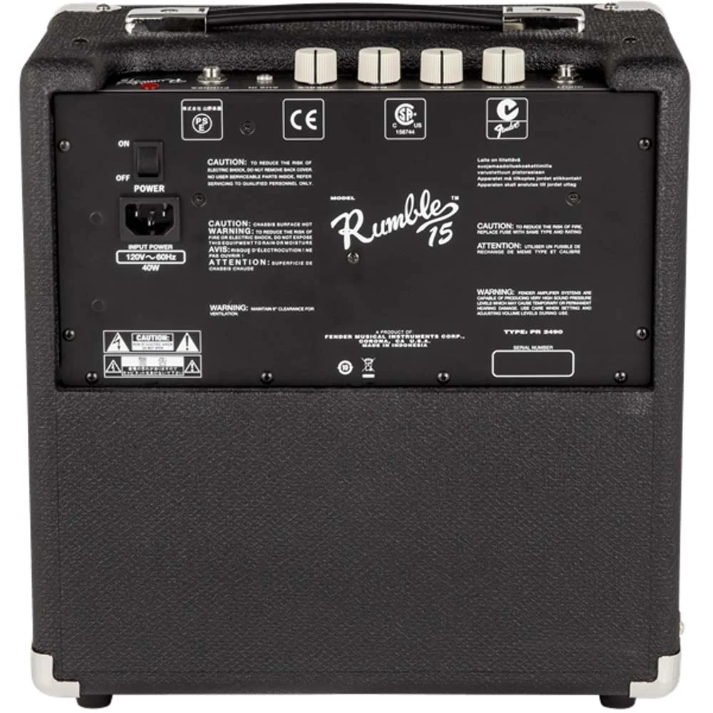 Fender Rumble 15 1x8" 15-watt Bass Combo Amp - Image 5