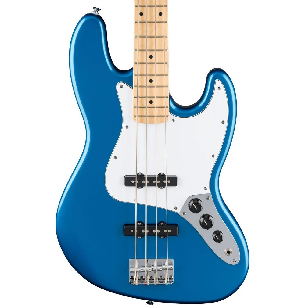 Fender Standard Jazz Bass Maple in Aqua Marine Metallic - Image 3
