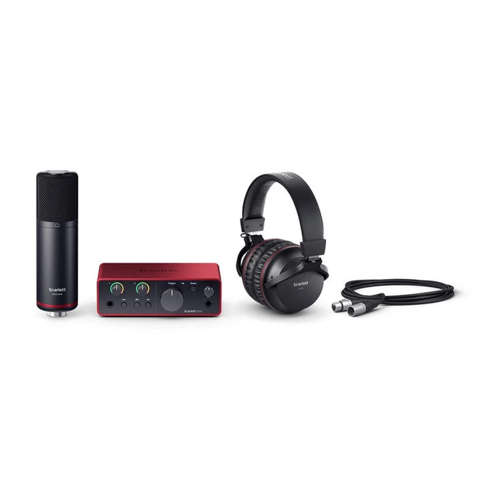 Focusrite Scarlett Solo Studio 4th Gen Recording Bundle - Image 2
