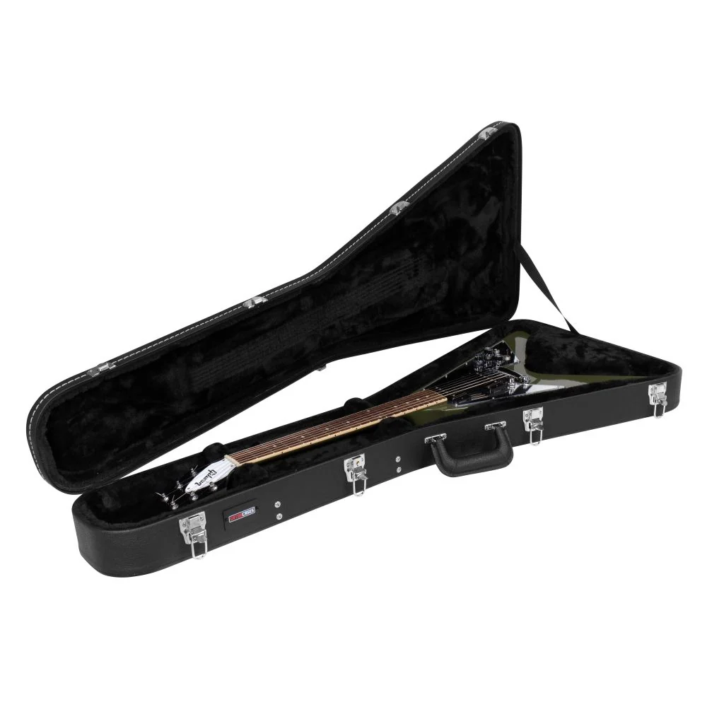 Gator Deluxe Wood Case For Flying V Guitar - Image 4