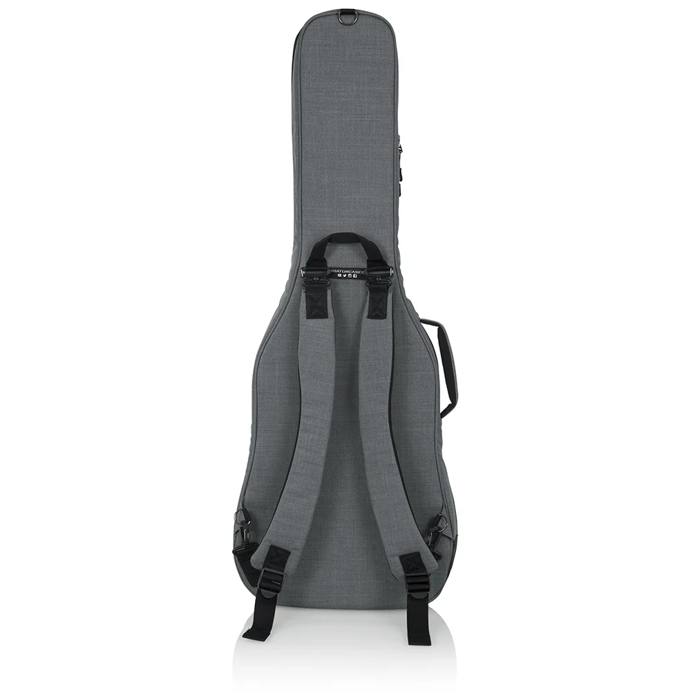 Gator GT-ELECTRIC-GRY Transit Series Electric Guitar Gig Bag with Light Grey Exterior - Image 5