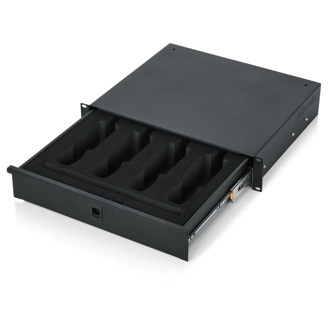 Gator Wireless Microphone Drawer 2U - Image 4