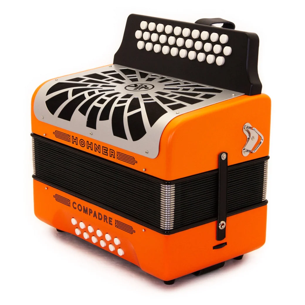 Hohner Compadre GCF Orange with Gray Grill - Image 4