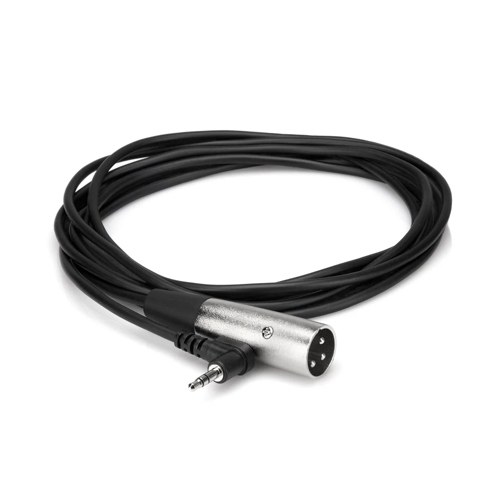 Hosa Technology Microphone Cable Right-angle 3.5 mm TRS to XLR3M - Image 2