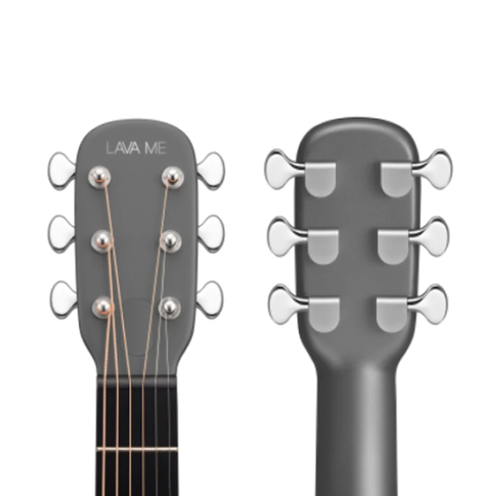 Lava Music LAVA ME 4 CARBON Grey 36" Acoustic/Electric Guitar w/Bag - Image 4