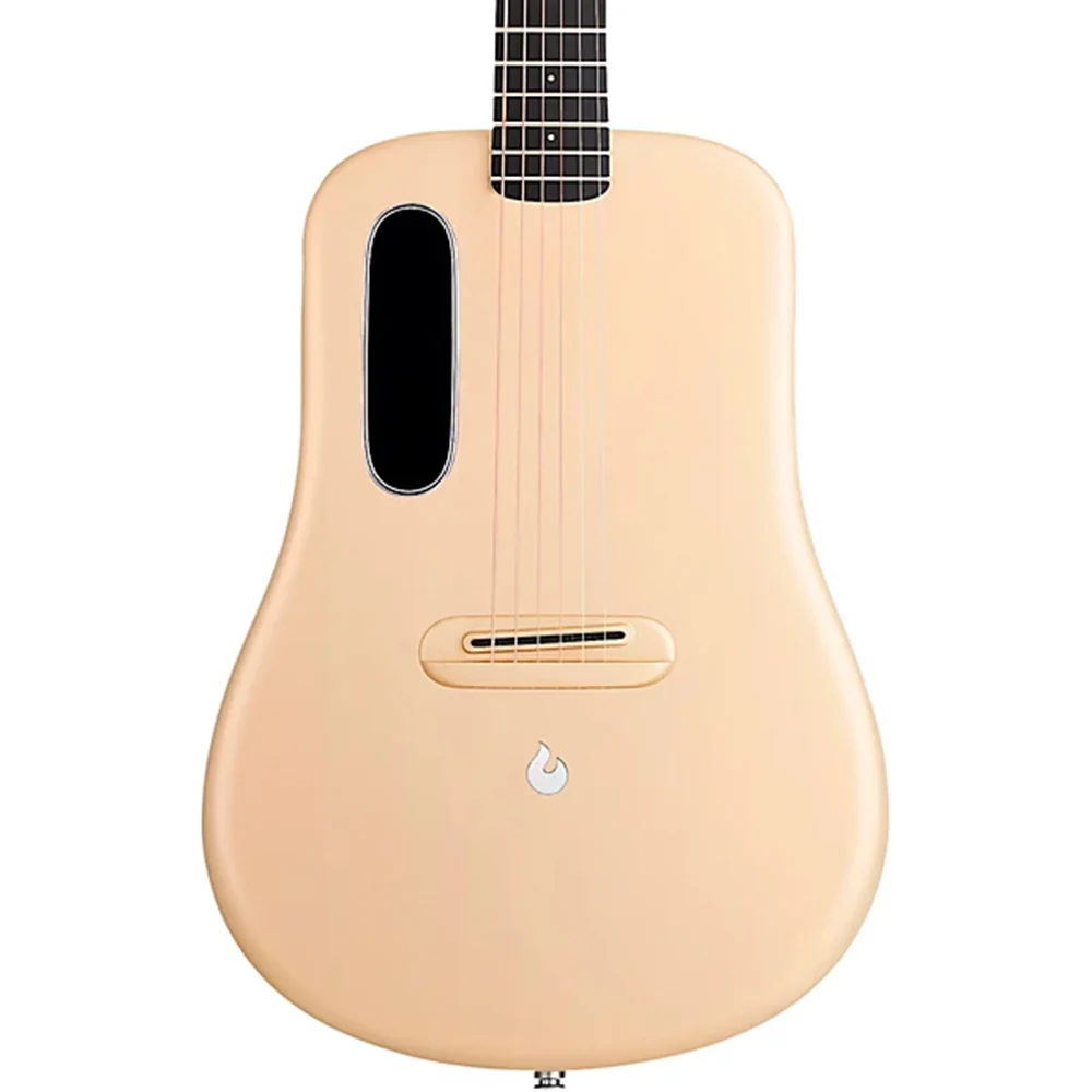 Lava Music LAVA ME 4 CARBON Gold 38" Acoustic-Electric Guitar w/Bag - Image 2