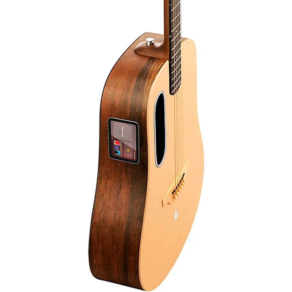 Lava Music LAVA ME 4 Spruce Woodgrain Brown 41" Acoustic-Electric Guitar w/Bag - Image 8