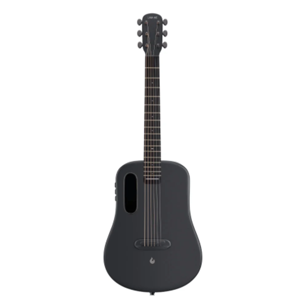 Lava Music LAVA ME Air Carbon Black 36" Acoustic-Electric Guitar w/Bag