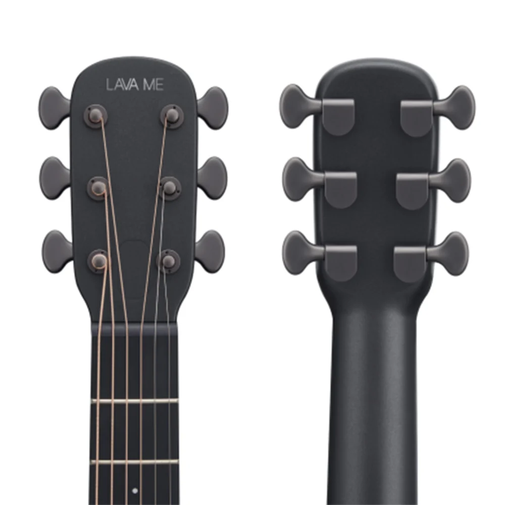 Lava Music LAVA ME Air Carbon Black 36" Acoustic-Electric Guitar w/Bag - Image 6