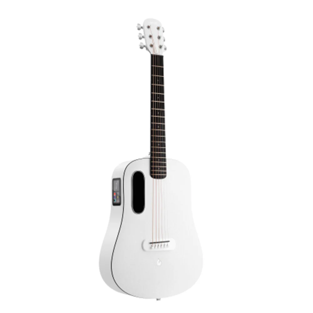 Lava Music LAVA ME Play Frost White 36" Acoustic-Electric Guitar w/Bag