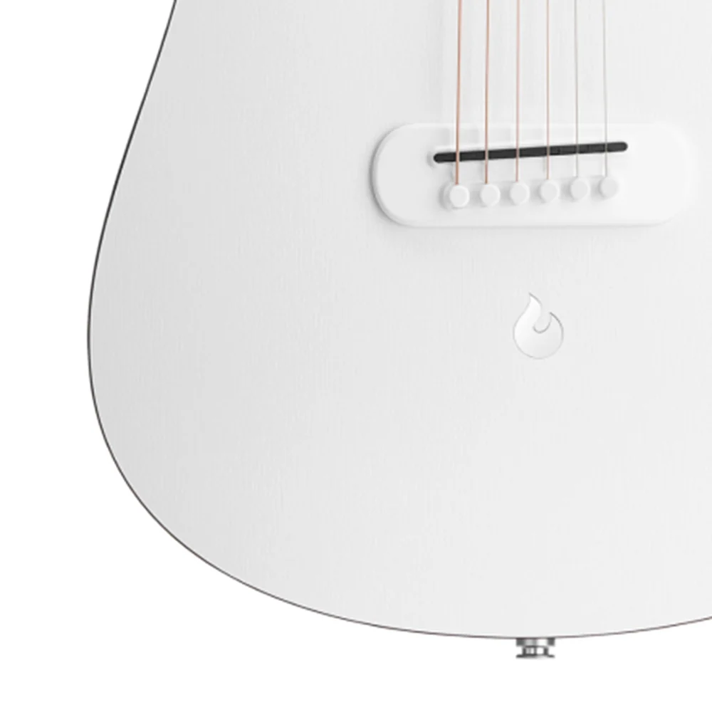 Lava Music LAVA ME Play Frost White 36" Acoustic-Electric Guitar w/Bag - Image 3