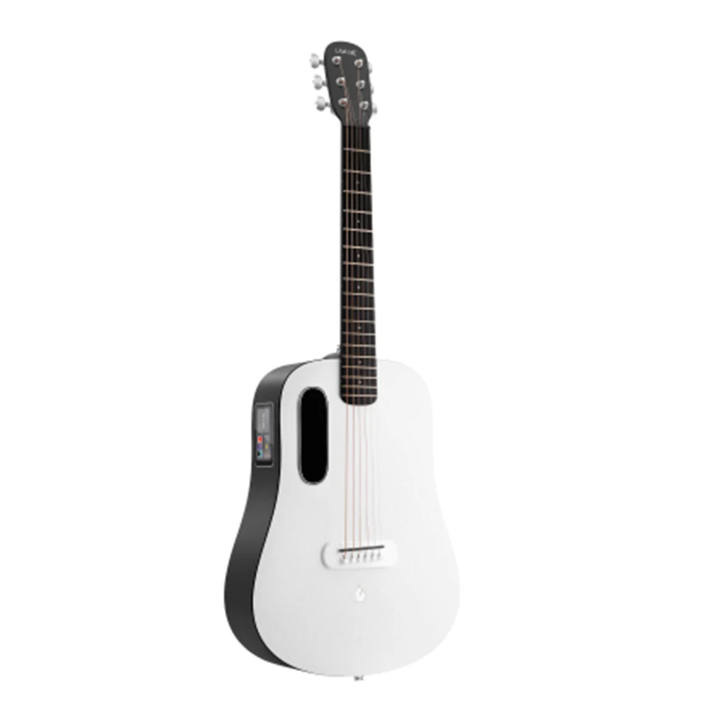 Lava Music LAVA ME Play Nightfall Frost White 36" Acoustic-Electric Guitar w/Bag