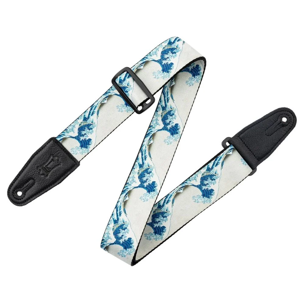 Levy Masterpiece Series Poly Guitar Strap The Wave