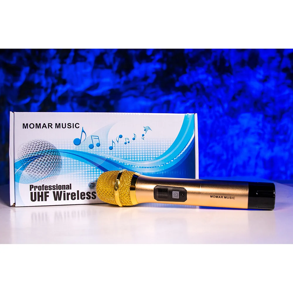 Momar Music MM-WMIC GOLD Professional UHF Wireless Microphone - Image 12