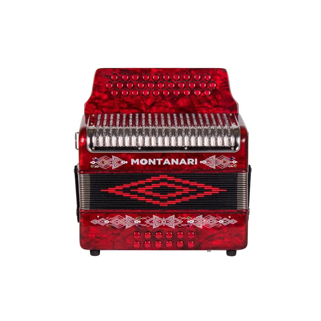 Montanari 3112 MG Accordion FBE Red - Image 6