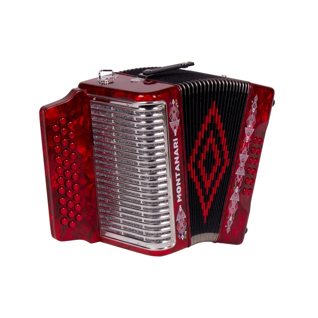 Montanari 3112 MG Accordion EAD Red - Image 7