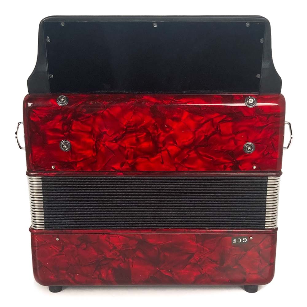 Montanari Vallenato Accordion FBE Red - Image 5