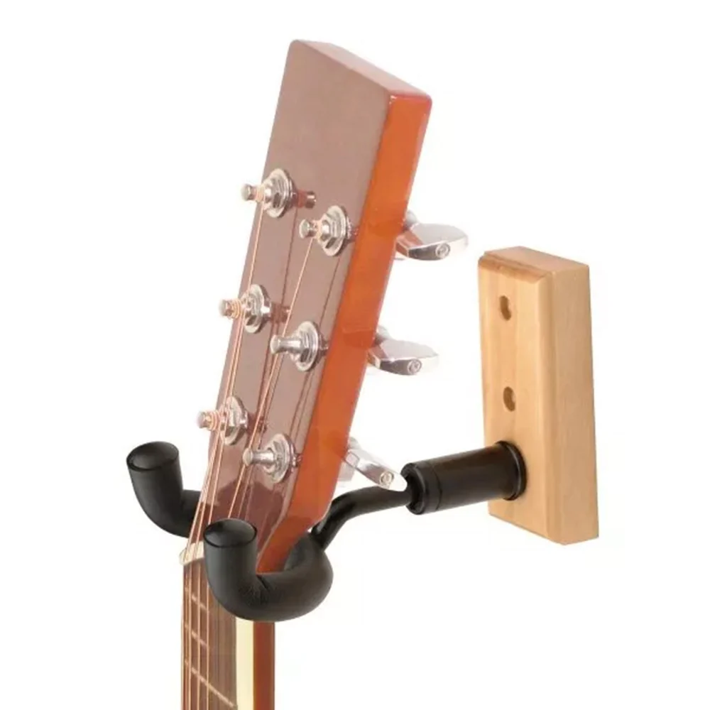 On Stage GS7730 Wooden Wall-Mount Guitar/Ukulele Hanger - Image 2