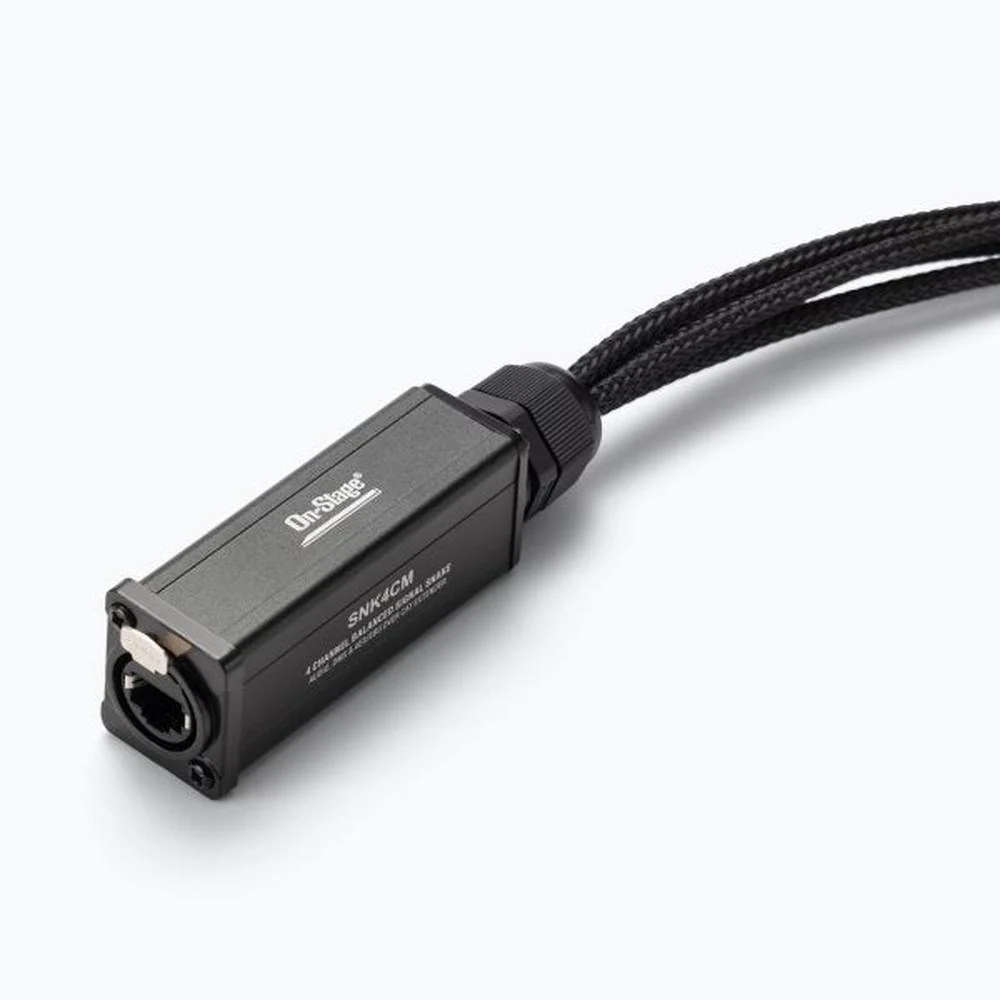 On Stage On-Stage SNK4CM Production-Grade Ethernet to 4 x XLR Snake Cable (Male) - Image 3