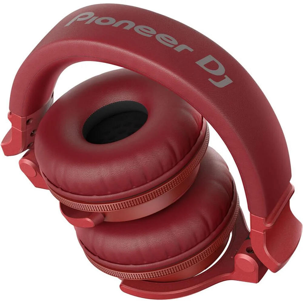 Pioneer HDJ-CUE1BT-K Bluetooth DJ Headphones in Red - Image 4