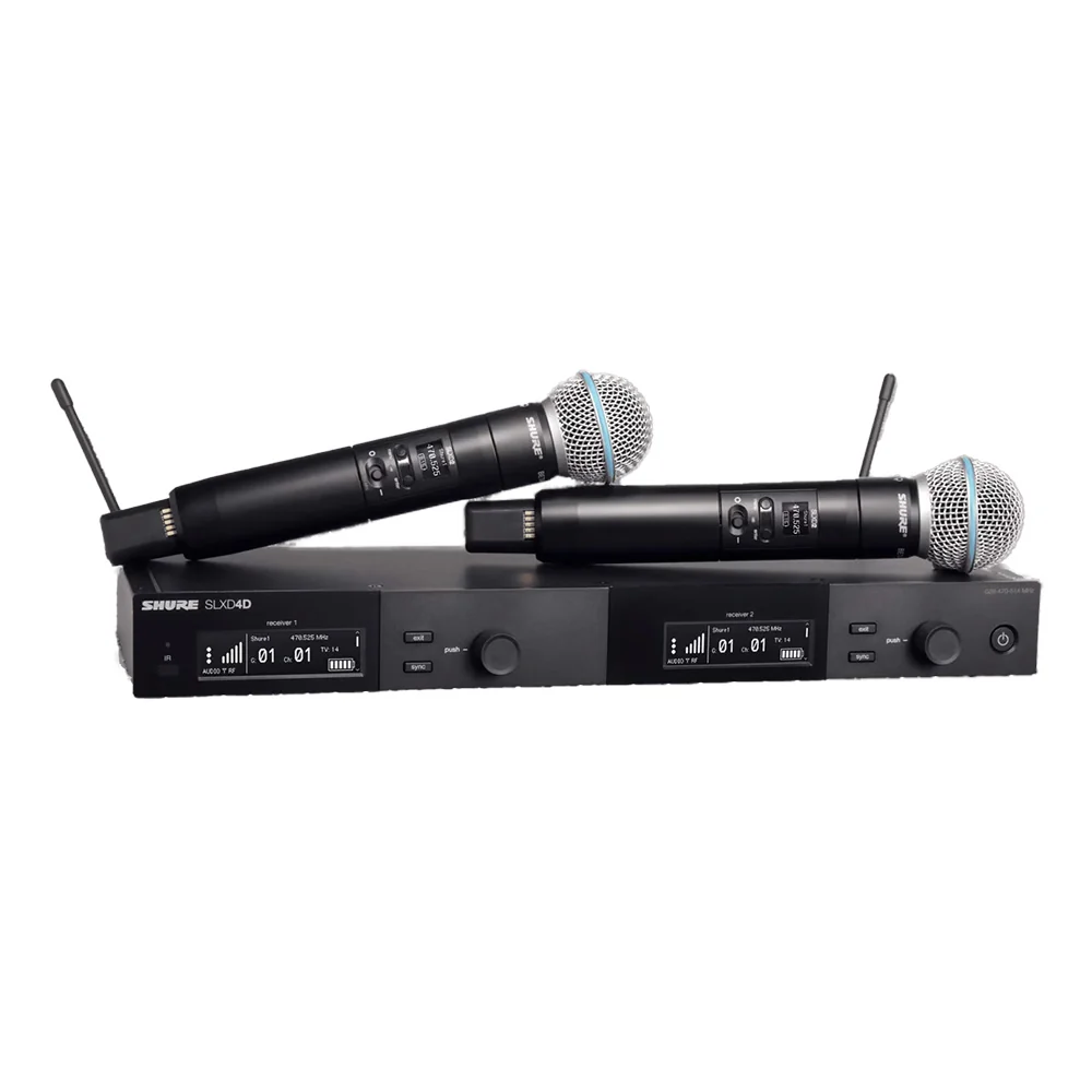 Shure SLXD24D/B58-G58 Dual Wireless System Handheld Transmitters